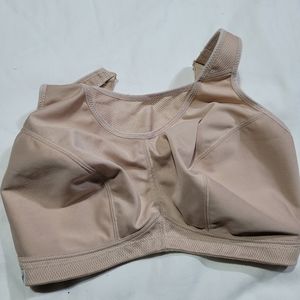 (809) Glamorize, tan Bra, Size 44DD,
